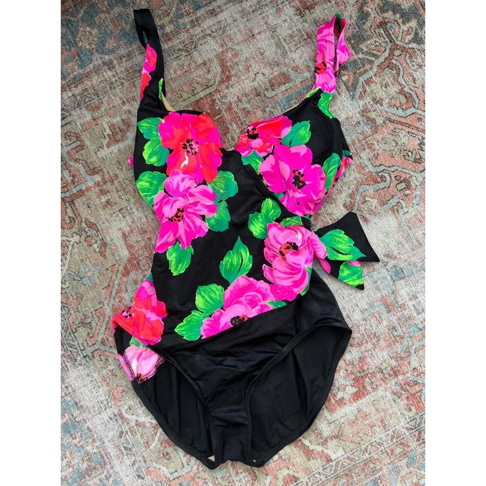 Vintage 80's Catalina Floral Swimsuit